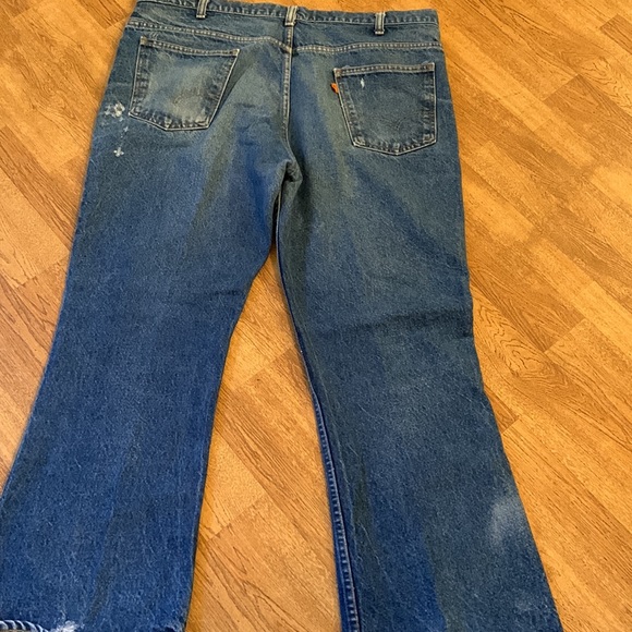 Vintage orange tag Levi jeans - Picture 2 of 9